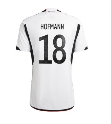 Tyskland Jonas Hofmann #18 Replika Hjemmebanetrøje VM 2022 Kortærmet